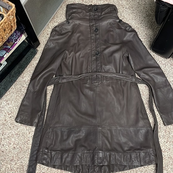 New all saints leather jacket - Picture 11 of 12